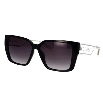 Shop Guess Sunglasses In Black