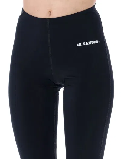 Shop Jil Sander Logo Leggings In Black
