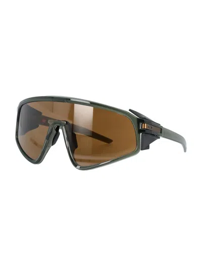 Shop Oakley Latch™ Panel Sunglasses In Olive Ink