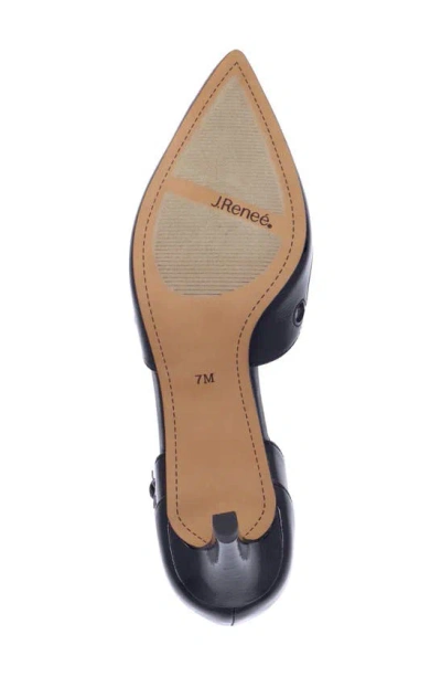 J. Reneé Lisha Rhinestone Pointed Toe Pump In Black