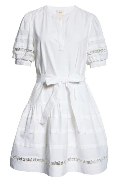 Shop Cinq À Sept Corianna Cotton Minidress In White