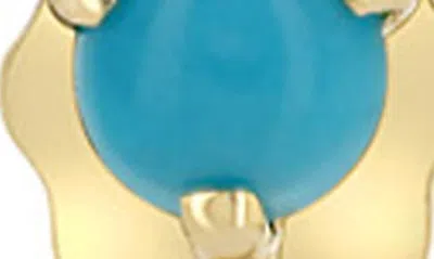 Zoë Chicco Women's 14k Yellow Gold & Turquoise Chain Earrings In Yellow Gold