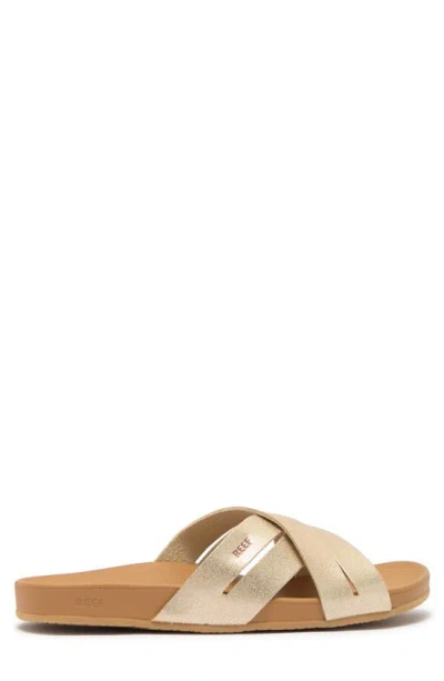 Shop Reef Cushion Spring Sandal In Champagne