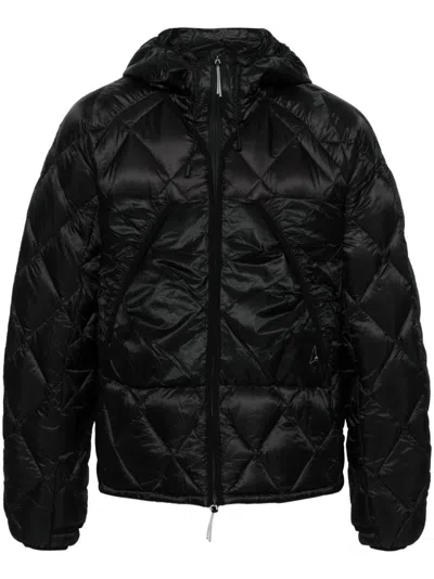 Roa Quilted Nylon Puffer Jacket In Black