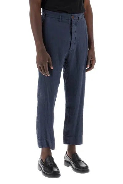 Shop Vivienne Westwood Cropped Cruise Pants In Blue