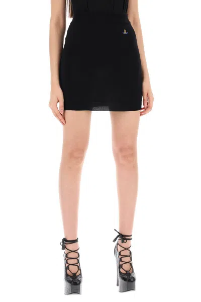 Shop Vivienne Westwood Bea Mini Skirt In Black