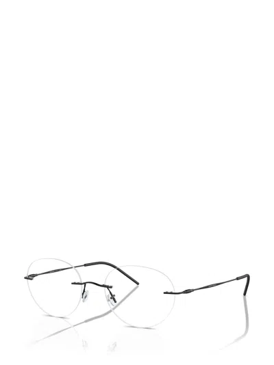 Shop Giorgio Armani Ar5147 Matte Black Glasses