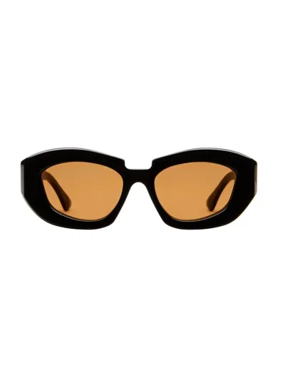 Shop Kuboraum X23 Sunglasses In Bs Brown