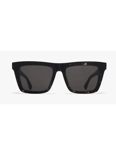 Shop Mykita Lome Sunglasses In _chilled Raw Blac