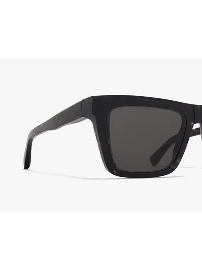 Shop Mykita Lome Sunglasses In _chilled Raw Blac