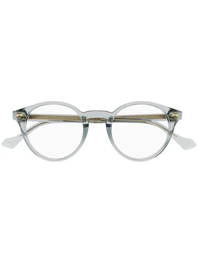 Shop Gucci Gg0738o Eyewear In Grey Grey Transparent