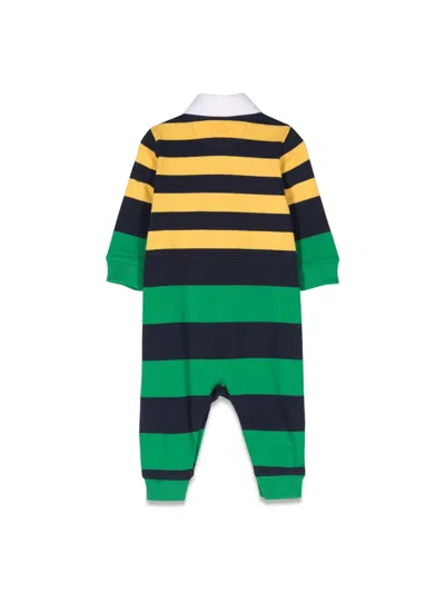 Shop Ralph Lauren Rugby Covral-one Piece-coverall In Multicolour