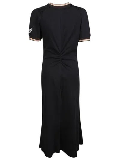 Shop Wales Bonner Plain T-shirt Wing Dress In Black