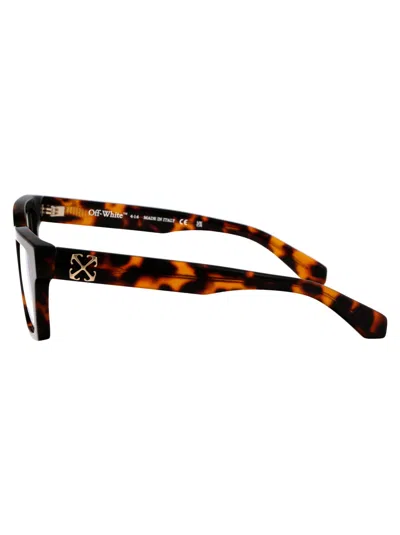 Shop Off-white Optical Style 72 Glasses In 6000 Havana