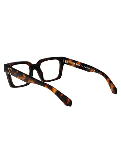 Shop Off-white Optical Style 72 Glasses In 6000 Havana