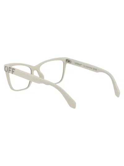 Shop Off-white Optical Style 67 Glasses In 0100 White