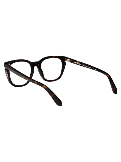 Shop Off-white Optical Style 51 Glasses In 6000 Havana