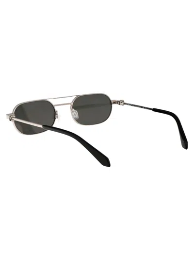 Shop Off-white Vaiden Sunglasses In 7272 Silver Silver