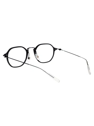 Shop Montblanc Mb0296o Glasses In 005 Black Black Transparent