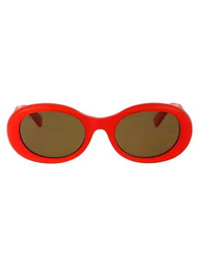 Shop Gucci Gg1587s Sunglasses In 003 Orange Orange Brown