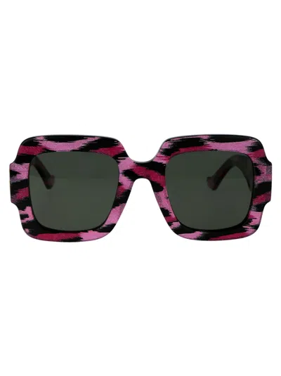 Shop Gucci Gg1547s Sunglasses In 003 Black Black Grey