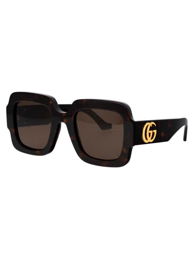 Shop Gucci Gg1547s Sunglasses In 002 Havana Havana Brown