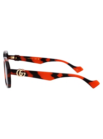 Shop Gucci Gg1535s Sunglasses In 005 Orange Orange Violet