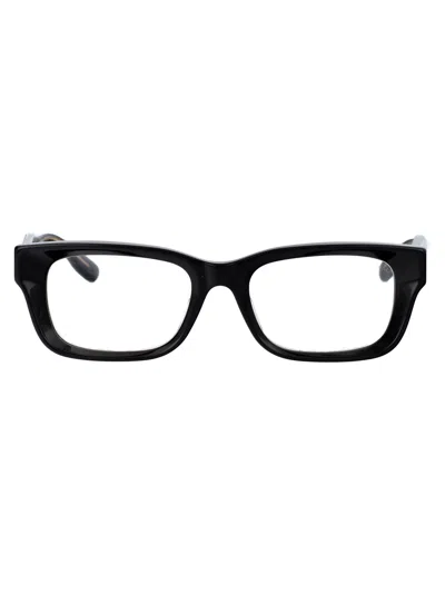 Shop Gucci Gg1533oa Glasses In 001 Black Black Transparent