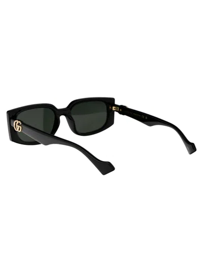 Shop Gucci Gg1534s Sunglasses In 001 Black Black Grey