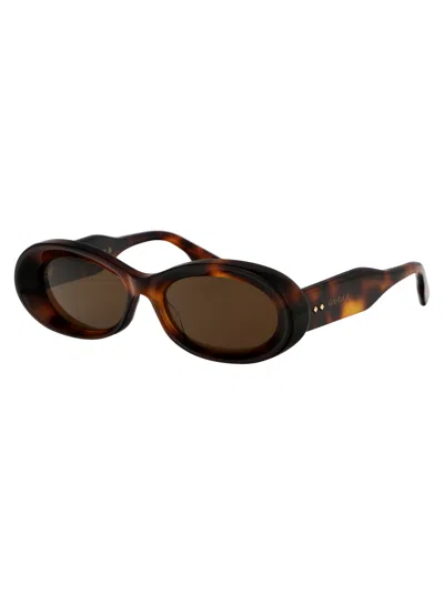Shop Gucci Gg1527s Sunglasses In 002 Havana Havana Brown
