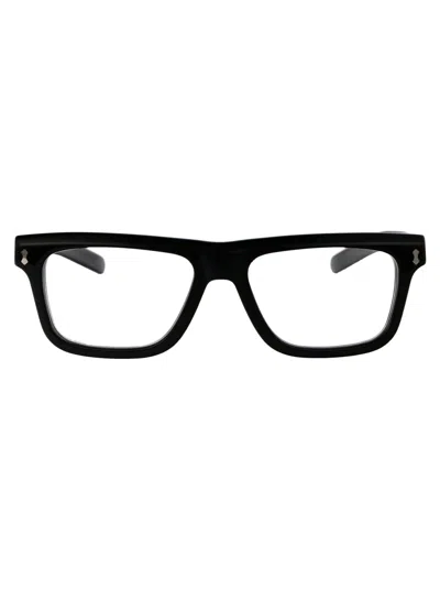 Shop Gucci Gg1525o Glasses In 001 Black Black Transparent