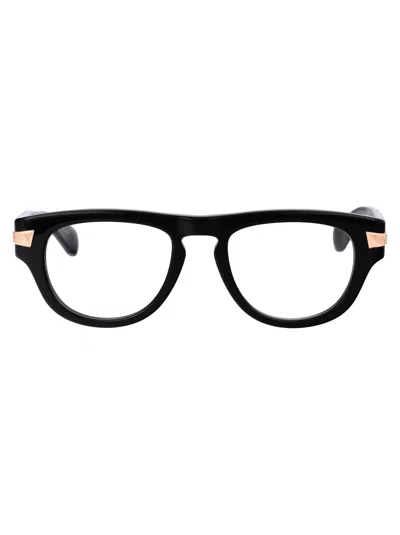 Shop Gucci Gg1519o Glasses In 001 Black Black Transparent