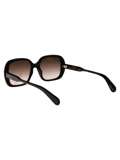 Shop Chloé Ch0222s Sunglasses In 002 Havana Havana Brown