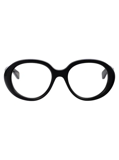 Shop Chloé Ch0221o Glasses In 001 Black Black Transparent