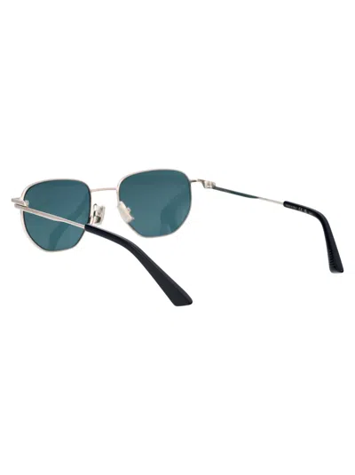 Shop Bottega Veneta Bv1301s Sunglasses In 004 Silver Silver Green