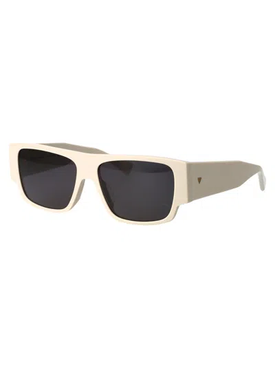 Shop Bottega Veneta Bv1286s Sunglasses In 004 White White Grey