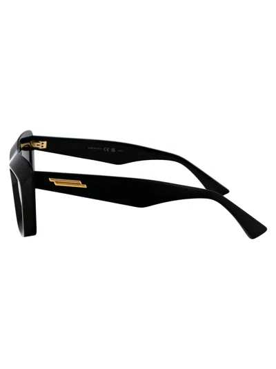 Shop Bottega Veneta Bv1283s Sunglasses In 001 Black Black Brown