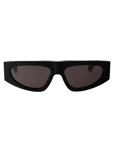 Shop Bottega Veneta Bv1277s Sunglasses In 001 Black Crystal Grey