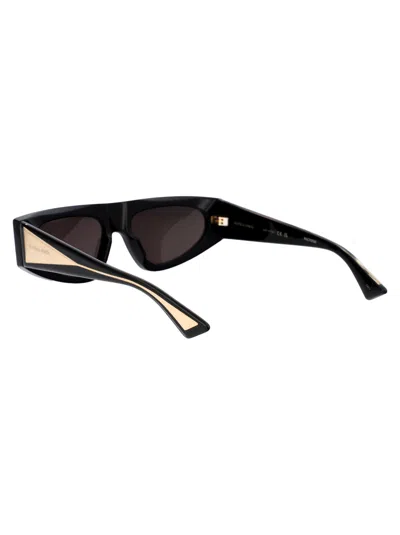 Shop Bottega Veneta Bv1277s Sunglasses In 001 Black Crystal Grey