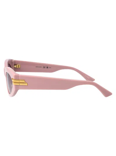 Shop Bottega Veneta Bv1189s Sunglasses In 006 Pink Pink Violet