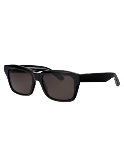 Shop Balenciaga Bb0346s Sunglasses In 001 Black Black Grey