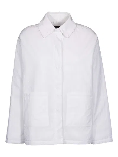 Shop Fabiana Filippi Coats In Bianco