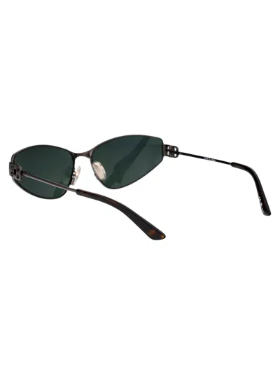 Shop Balenciaga Bb0335s Sunglasses In 005 Grey Grey Green