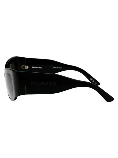 Shop Balenciaga Bb0327s Sunglasses In 001 Black Black Grey