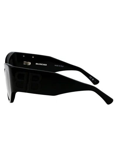 Shop Balenciaga Bb0322s Sunglasses In 001 Black Black Grey