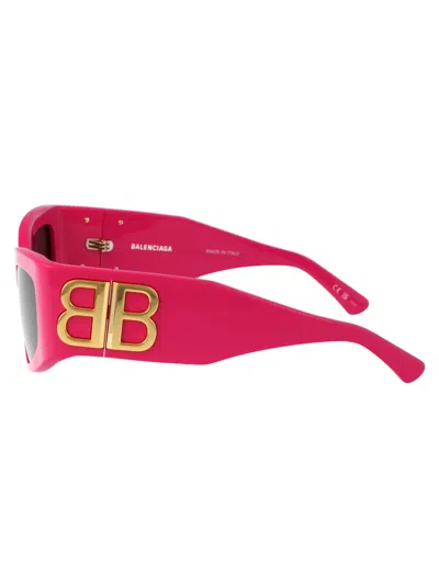 Shop Balenciaga Bb0321s Sunglasses In 006 Pink Pink Grey