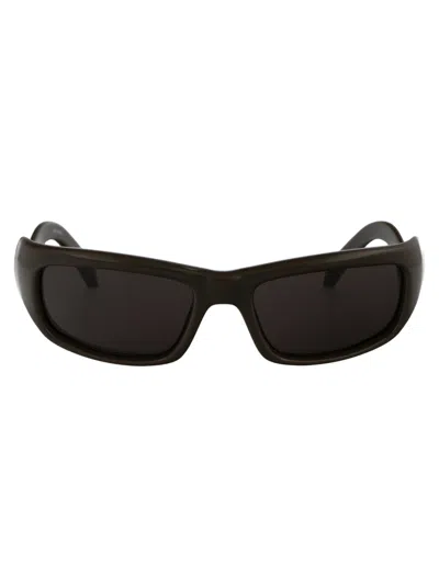 Shop Balenciaga Bb0320s Sunglasses In 004 Brown Brown Grey