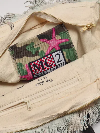 Shop Mc2 Saint Barth Vanity Shoulder Bag In Camouflage-multi