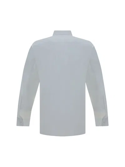 Shop Comme Des Garçons Play Woven Shirt In White