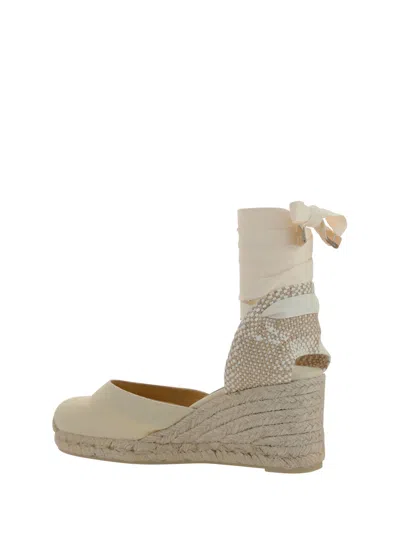 Shop Castaã±er Carina Espadrilles Sandals In Ivory